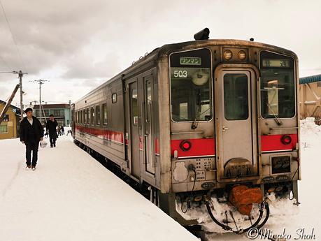 吹雪に霞む留萌本線 / Rumoi Main Line in a Blizzard