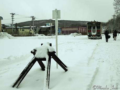 吹雪に霞む留萌本線 / Rumoi Main Line in a Blizzard