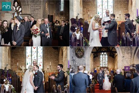 a cubbington church winter wedding 