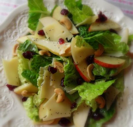 Winter Fruit Salad with a Lemon and Poppy Seed Dressing