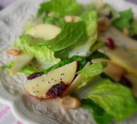 Winter Fruit Salad with a Lemon and Poppy Seed Dressing