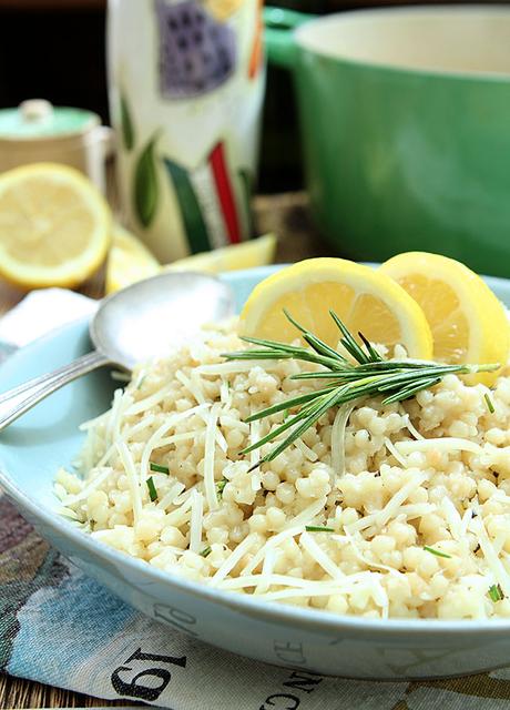 Rosemary and Parmesan Israeli Couscous