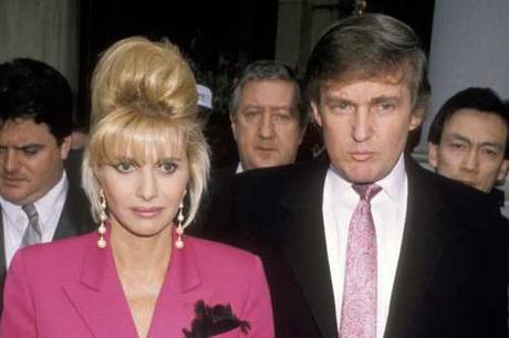 Ivana and Donald Trump in 1990