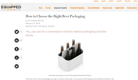 Equipped Brewer - Packaging
