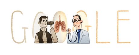 Google doodle on man who invented stethoscope