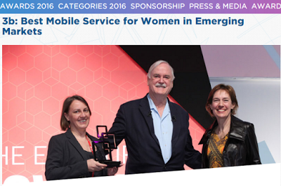 Global Mobile Awards 2016 Mobile Service For Women in Emerging Markets