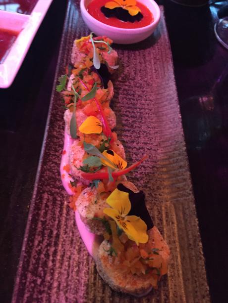 Excellent food at Tattu Restaurant, Spinningfields Manchester 