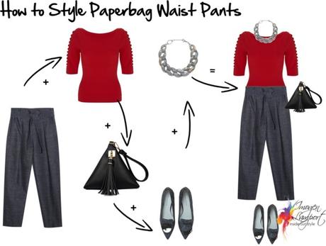 How to Style Paperbag Waist Pants