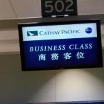 Cathay Pacific Business Class Counter at YYZ