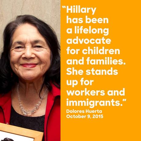 Dolores Huerta On Hillary Clinton
