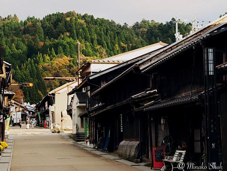 女城主で知られる城下町、岩村 / Iwamura, the castle town, well known for the female castle load.