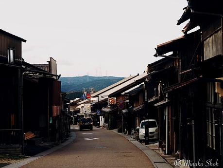 女城主で知られる城下町、岩村 / Iwamura, the castle town, well known for the female castle load.