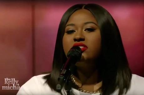 JAZMINE SULLIVAN PERFORMS ‘MASTERPIECE’ ON ‘LIVE! WITH KELLY AND MICHAEL’