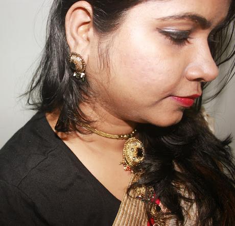 Contemporary Saree Style-OOTD Ft.Triveni