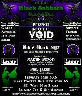 Global Black Sabbath Convention In New York City