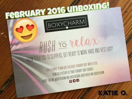 February 2016 Boxycharm Unboxing!