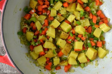 Sopa De Pollo Con Mofongo (Puerto Rican Chicken Soup)