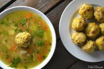 Sopa De Pollo Con Mofongo (Puerto Rican Chicken Soup)