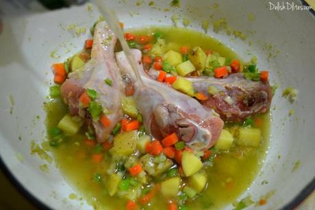 Sopa De Pollo Con Mofongo (Puerto Rican Chicken Soup)