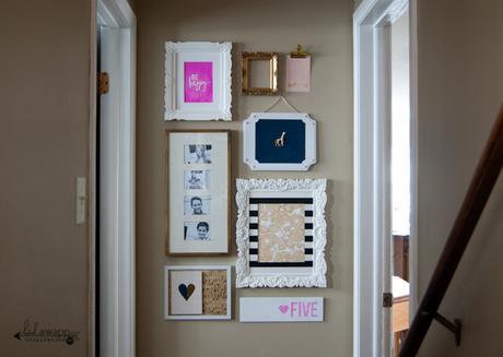 creating a gallery wall in a small space? no problem!