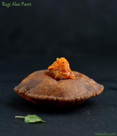 ragi aloo poori