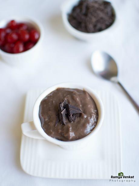 chocolate pudding recipe - eggless pudding
