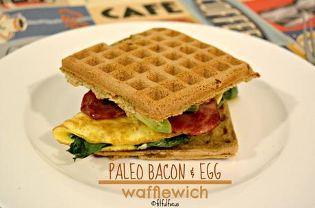 Paleo Bacon & Egg Wafflewich {gluten free, dairy free, soy free}