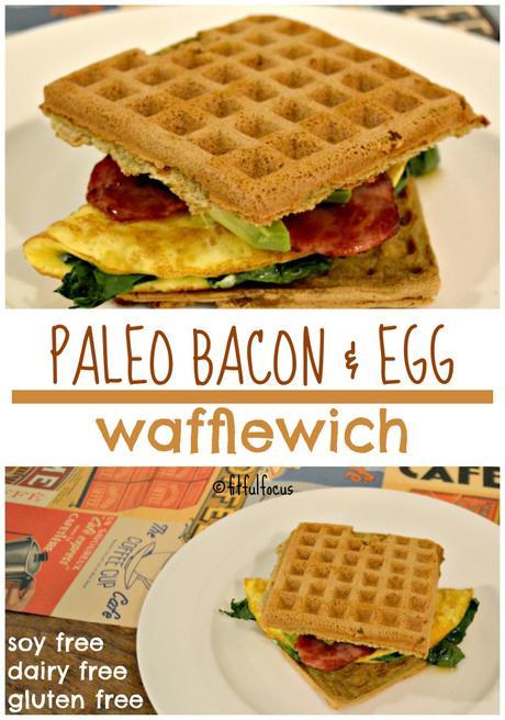 Paleo Bacon & Egg Wafflewich {gluten free, dairy free, soy free}