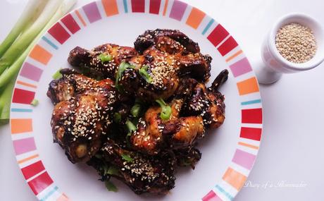 Honey and Sesame Chicken Wings