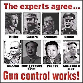 Gun Control Nuts In the 20th century, over 50 million people were murdered by their own governments--AFTER those governments banned private ownership of firearms. GUN CONTROL KILLS [courtesy Google Images] 