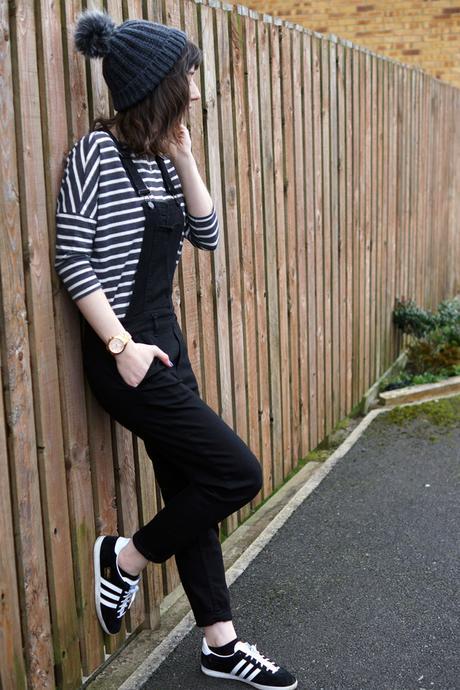 Hello Freckles Dungarees Casual Outfit Adidas Gazelles