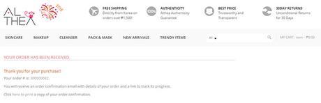 Shopping at Althea Philippines + Unboxing