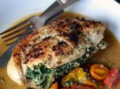 Skillet Stuffed Chicken with Spinach Ricotta