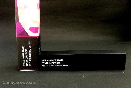 SUGAR It's A-Pout Time! Vivid Lipstick: The Big Bang Berry Review