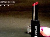 SUGAR It's A-Pout Time! Vivid Lipstick: Bang Berry Review