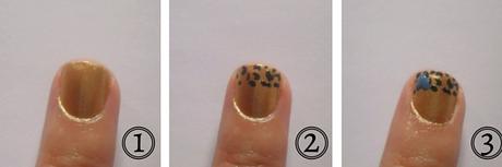 DIY: Easy mix & match nail design by Eleftheria
