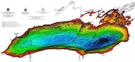 Bathymetry of Lake Ontario