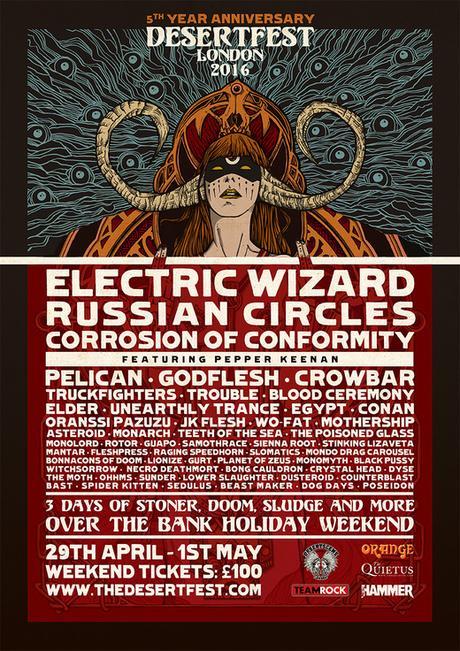 Russian Circles to headline the fifth edition of DESERTFEST LONDON this spring in Camden!