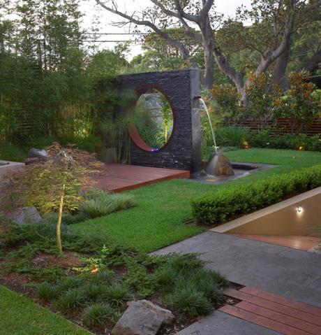 Contemporary Water Feature Modern Wall Fountain