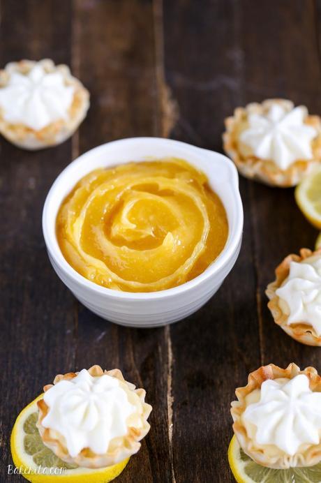 These Lemon Cream Pie Bites may be tiny, but they're bursting with bright lemon flavor. Lemon curd and whipped cream are the stars of these bite-sized pies - no baking required!