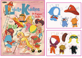 Image: free printable Liddle Kiddles paper dolls