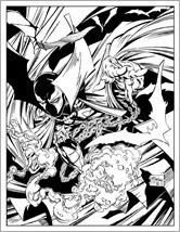 Spawn Adult Coloring Book Preview 1