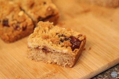 Peanut Butter & Jelly (Jam) Bars