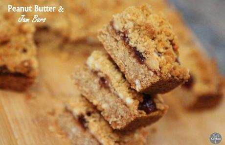 Peanut Butter & Jelly (Jam) Bars