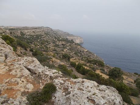 Panoramic view of Dingli Cliff