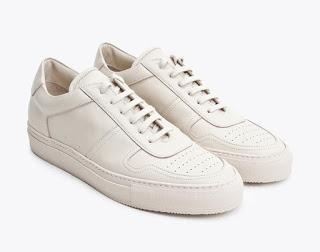 Casually Finer:  Common Projects B-ball Low Beige Sneakers
