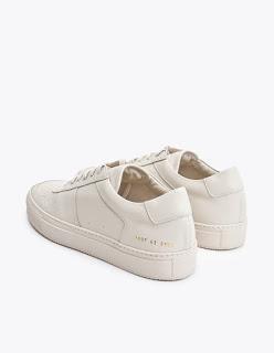 Casually Finer:  Common Projects B-ball Low Beige Sneakers