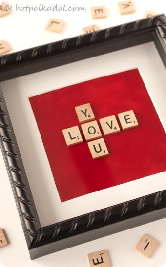 Craft and Gift Ideas with Scrabble Letters!