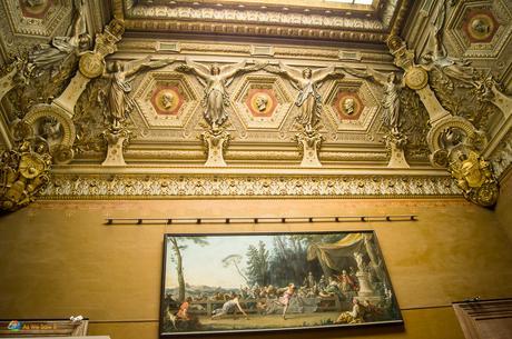 Inside the Lourve, Paris