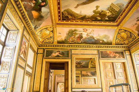 Fantastic details inside the Louvre, Paris.